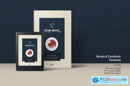 Recipe, Menu and Cookbook Template 4326688