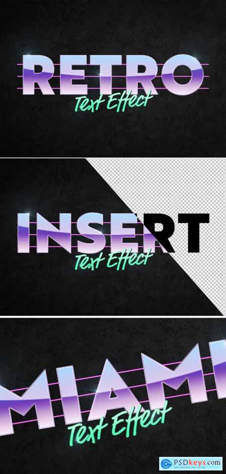 Retro Style Text Effect Mockup 320831908