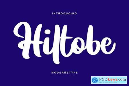 Hiltobe Modernetype Script Font