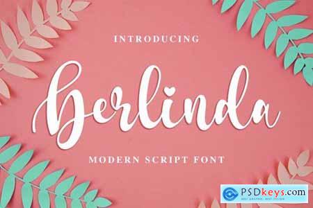 Berlinda - Modern Script Font