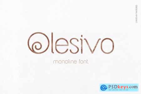 Olesivo Monoline Font