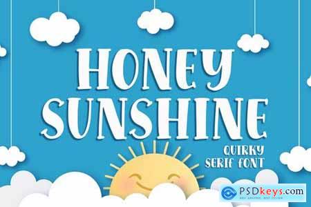 Honey Sunshine - a Quirky Serif Font