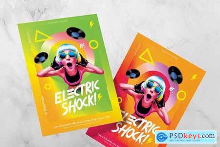 Electric Shock DJ Flyer