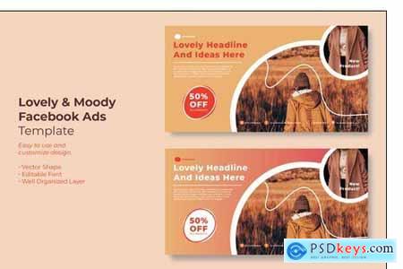 Lovely & Moody Facebook Ads Template