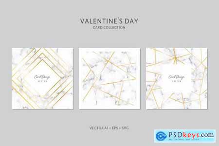 Valentines Day Card Vector Set