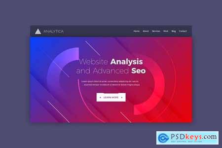 Analytica - Web Page Template
