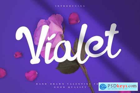 Violet - Bold Valentine Font