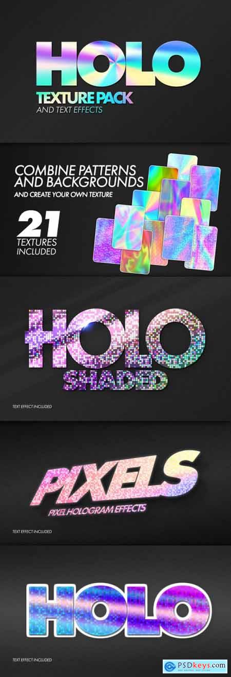 Download Holographic Texture Text Effect Mockup Bundle 321514539 » Free Download Photoshop Vector Stock ...