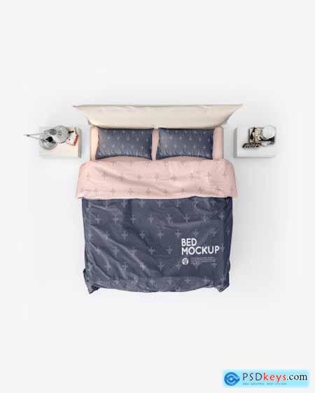 Double Bed Mockup 55231