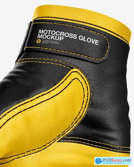 Motocross Glove Mockup 55246