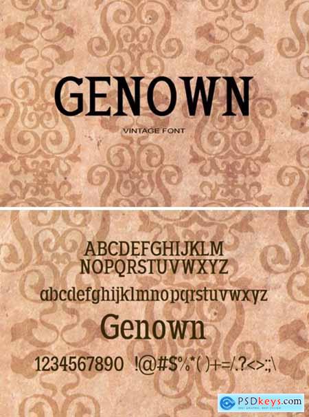 Genown Font