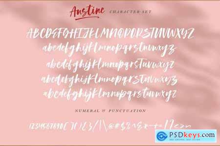 Austine - A Modern Script Font MS