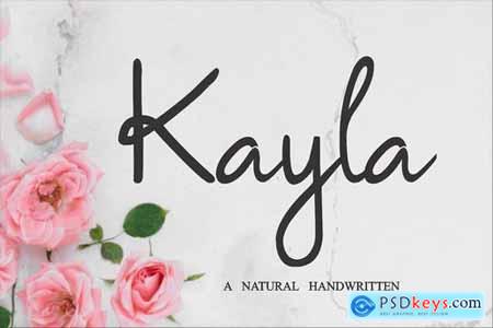 Kayla - Natural Handwritten Font
