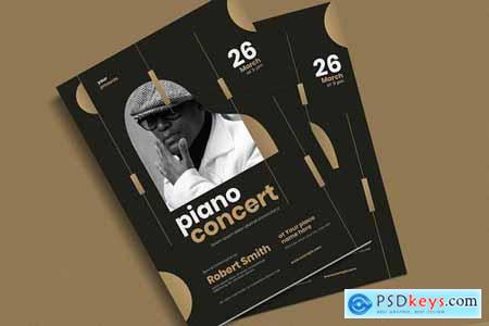 Piano Concert Event Flyer