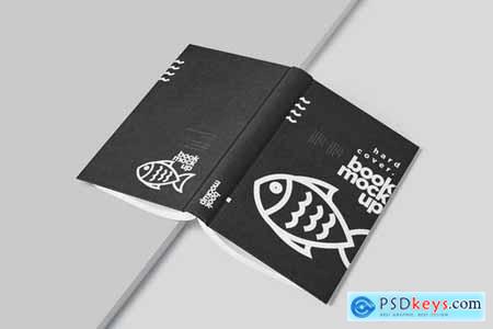 Small Hardcover Book Cover Mockups