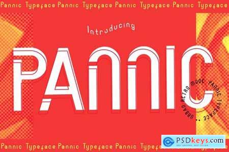 PANNIC - Sans Techno Modern Urban Font