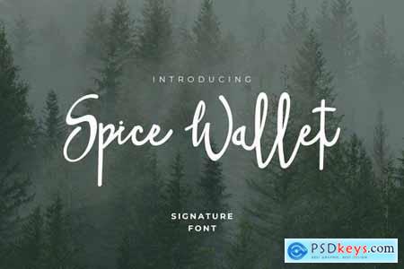 Spice Wallet Font