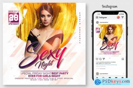 Sexy Night Party Flyer 4543820