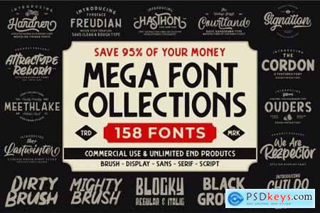 The MEGA FONT COLLECTIONS 2020 4539258