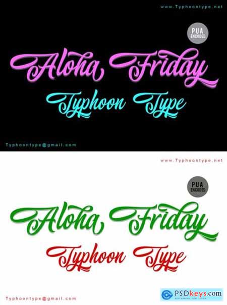 Aloha Friday Font