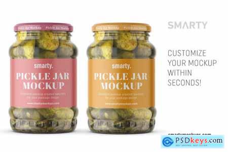 Pickle jar mockup 4388662