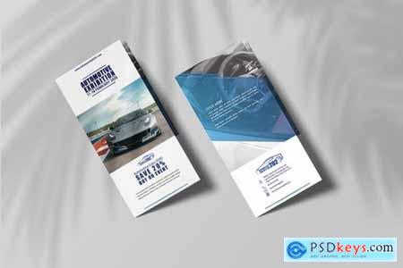 Automotive Exhibition Trifold Brochure