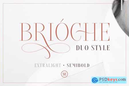 Brioche - ExtraLight & SemiBold