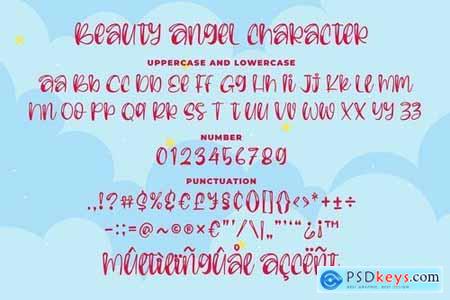 Beauty Angel - Bouncy Handwritten Font
