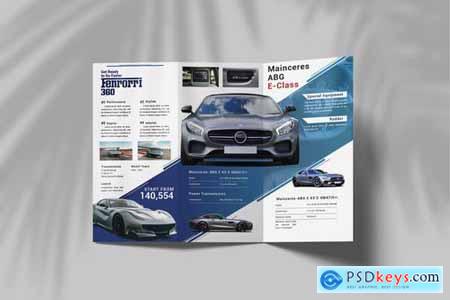 Automotive Exhibition Trifold Brochure