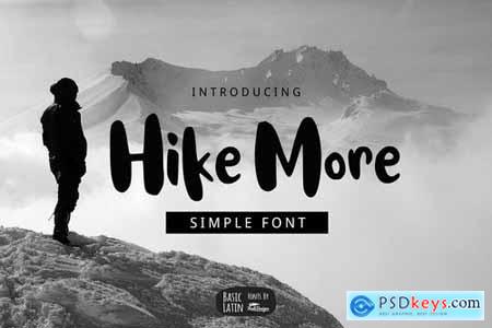 Hike More Font