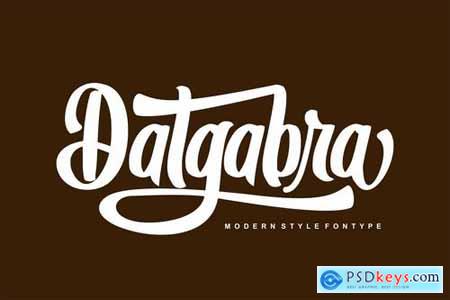 Datgabra Modern Style Font