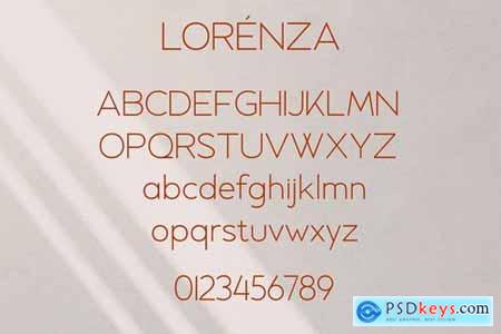 LORENZA - Elegant Sans Serif 4565353