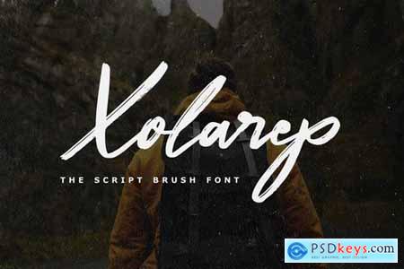 Xolarep - The Script Brush Font