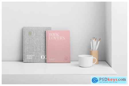 Book Cover Mockups - Hardcover Book 4531288