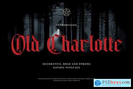 Old Charlotte - Bold Decorative Gothic Font