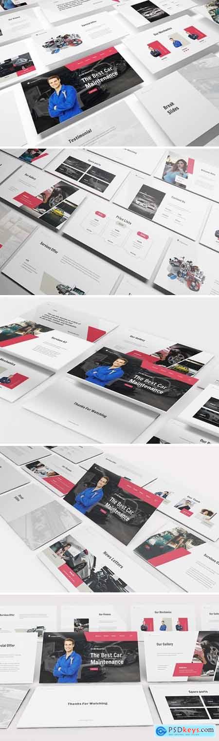 Car Repair Powerpoint Template