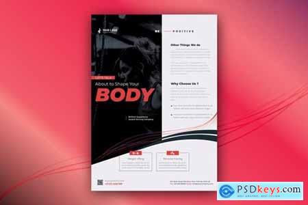 Gym Fit Flyer and Poster Template