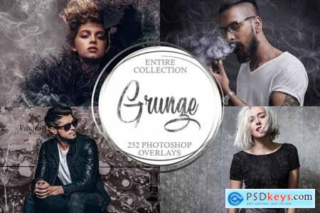 Grunge Overlays Collection 4367017