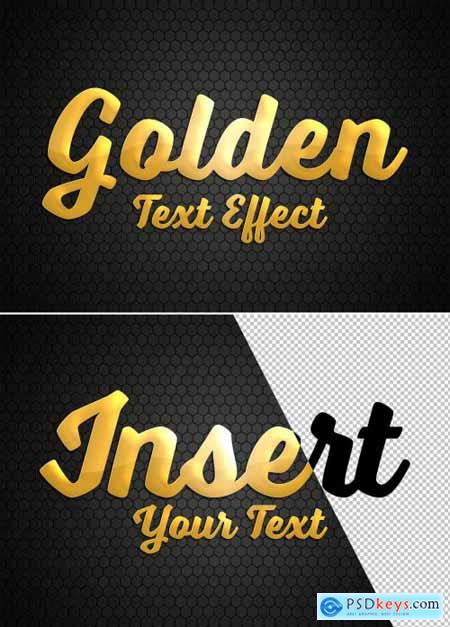 Gold Style Text Effect Mockup 323065019