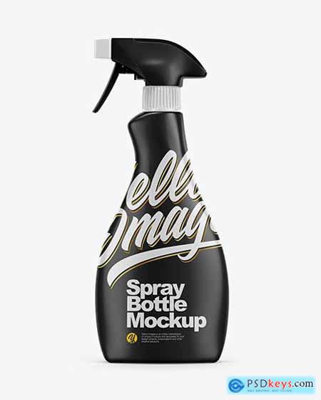 Matte Spray Bottle Mockup 55853
