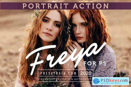 Freya Portrait Action for Photoshop 4580363