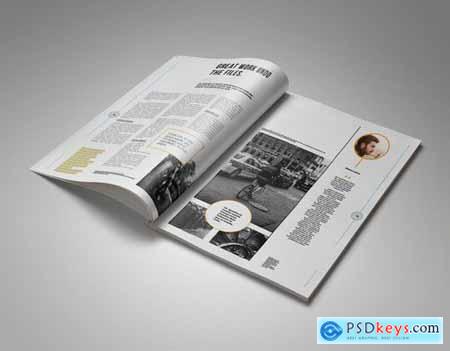 Cropped Magazine Template