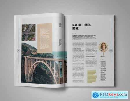 Cropped Magazine Template