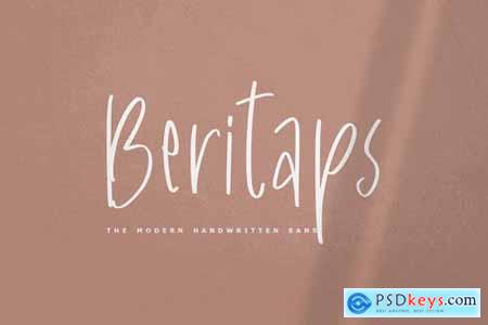 Beritaps - The Handwritten Font