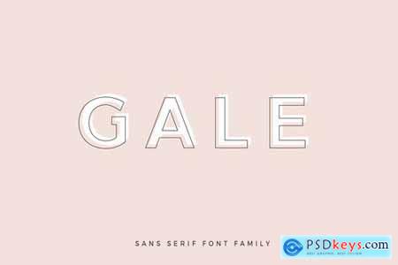 Gale - Feminine Geometric Sans Serif 4589258