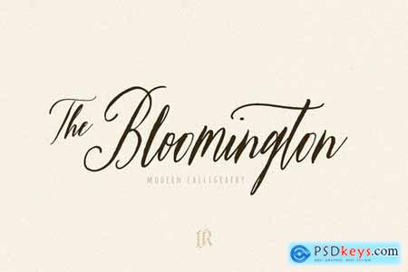 The Bloomington Font 4491318