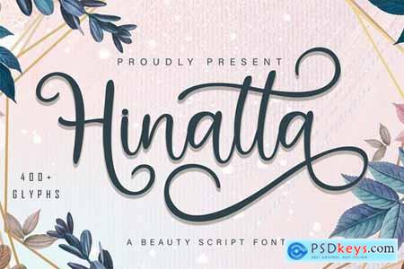 Hinatta Beauty Script Font