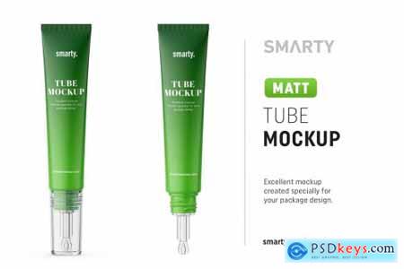 Matt cosmetic tube mockup 4539123