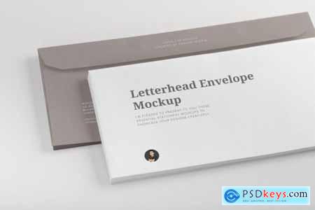 Letterhead Envelope Mockup 01 4524347