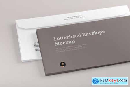 Letterhead Envelope Mockup 01 4524347